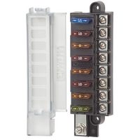 Blue Sea ST Blade Fuse Block Compact 8 Circuits with Cover