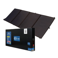 Baintech 12V 110Ah Slim Lithum Battery With 200W Solar & Built In 20A Dc-Dc Charger 5M Install Kit And Bracket