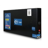 Baintech 12V 110Ah Slimline Lithium Battery with Built in 20 Amp Smart Alternator DC-DC Charger & Brackets