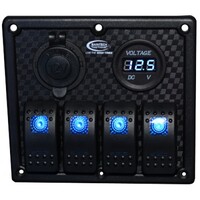 Baintech 4 Way Switch Panel (Blue LED)