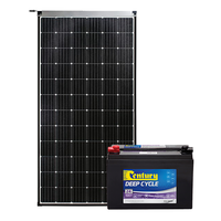Century 120Ah AGM Deep Cycle Battery, eArc 430W Flexible Solar Panel