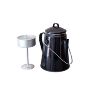 Wildtrak 2L Premium Enamel Percolator Coffee Pot