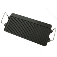 Wildtrak Reversible Cast Iron Griddle for 2 Burner Stove