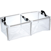 Wildtrak 20L Portable Folding Double Wash Basin with Handles