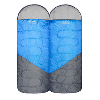 Wildtrak Gascoyne Hooded Twin Sleeping Bag, 5 to 10c