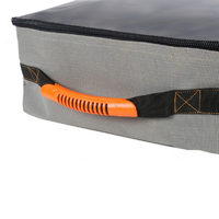 Wildtrak Large Canvas Clear Top Storage Bag with Divider & Handles