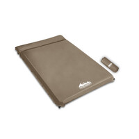 Weisshorn Thick Coffee Double Self Inflating Mattress