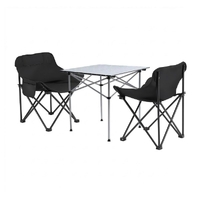 Weisshorn 3PCS Camping Compact Table & Chair Set