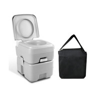 Weisshorn 20 Litre Outdoor Portable Toilet with Carry Bag