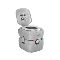 Weisshorn 22L Outdoor Portable Toilet - Grey