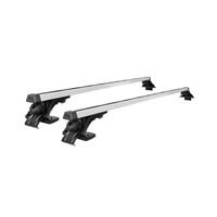 DZ Silver Universal Vehicle Roof Racks - 1450 mm, Set of Two