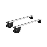 DZ Silver Universal Vehicle Roof Racks - 1390 mm, Set of Two