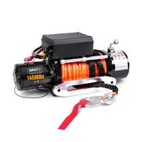 14500LBS Wireless Electric Winch Remote with Synthetic Rope Cable 