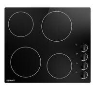 Devanti 60cm Electric Ceramic Cooktop 6kW