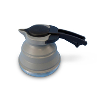 Supex 1.2 Litre Capacity Collapsible Kettle, Grey