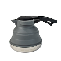 Supex 1.2 Litre Capacity Collapsible Kettle, Grey