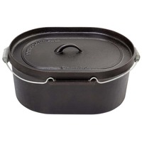 Charmate Cast Iron 10 Qrt Oval Camp Oven