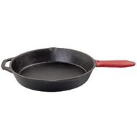 Charmate 30cm Round Cast Iron Skillet with Silicone Handle