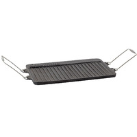 Charmate 2 Burner Cast Iron Reversible BBQ Plate