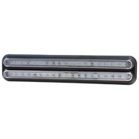 Supex Slimline Combination Rear Lamp, Stop/Tail/Indicator/Reverse with Chrome Base