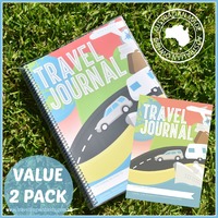 Caravanning with Kids Travel Journal - Value 2 pack