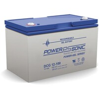 Power-Sonic 12V 100Ah Gel Deep Cycle Battery