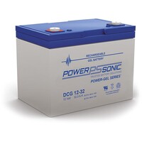Power-Sonic 12V 32Ah Gel Deep Cycle Battery