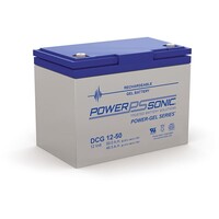Power-Sonic 12V 50Ah Gel Deep Cycle Battery