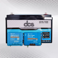 DCS 12V 110Ah Lithium Battery Bundle with Victron SmartSolar MPPT 75/15 & Smart 30A DC-DC Charger