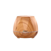 Devanti Ultrasonic Aroma Aromatherapy Diffuser Oil Electric LED Air Humidifier 400ml Light Wood