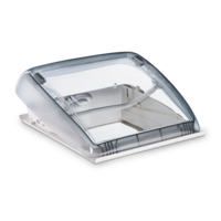 Dometic Mini Skylight White, 43 - 60 mm Roof Thickness