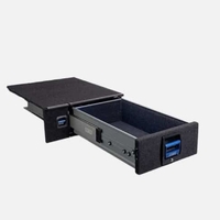 MSA 4x4 Left Storage Drawer System for Toyota Landcruiser Prado 120 Series (2003 - 2009)