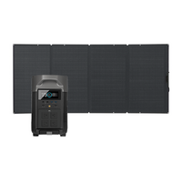 Ecoflow Delta Pro Power Station 3600Wh (300Ah@12V) Bundle with 400W Monocrystalline Folding Solar Panel
