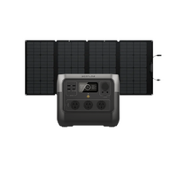 EcoFlow River 2 PRO Portable Power Station (64Ah@12V) Bundle with 160W Monocrystalline Folding Solar Panel