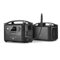 EcoFlow River600 PRO Portable Power Station (60Ah@12V) with Extra Battery