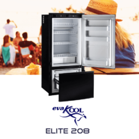 Evakool Elite 12V/24V Upright 208L Fridge Freezer