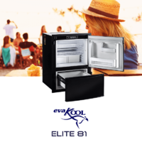 Evakool Elite 12V/24V Upright 81L Fridge Freezer