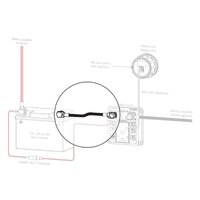 Enerdrive ePRO Plus to Battery 50-95mm2 Negative Cable Kit with Lugs