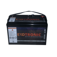 Exotronic 12V 100Ah Smart Bluetooth Lithium Battery