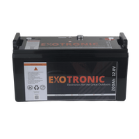Exotronic 12V 200Ah Smart Bluetooth Lithium Battery