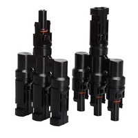 Exotronic 3 to 1 'h' Branch Joiner MC4 Compatible Connector Pair