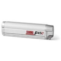 Fiamma F45 S 2.6-4m Titanium Cassette / Royal Grey Fabric Box Awning