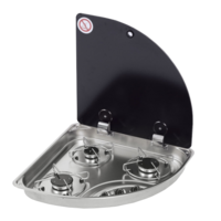 NCE CAN 3 Burner Triangular Hob-Unit, Electronic Ignition