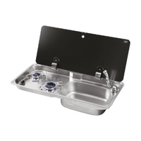 NCE Can 2 Burner Combination Unit with Right Hand Side Sink