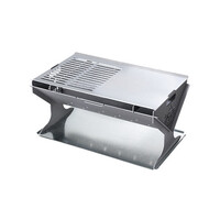 Grillz Silver Portable BBQ / Fire Pit