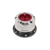 Hulk 4x4 Freewheel Hub Red; to suit Mitsubishi Pajero, Triton, L200 & Montero