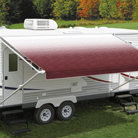 Carefree Fiesta 3-5.49m Burgundy Shale Fade Rollout Awning (No Arms)