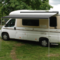 Carefree 12V Freedom Black Cased / Silver Shale Fade Box Awning