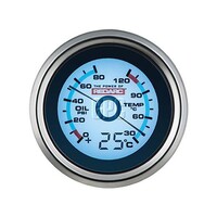 Redarc Oil Pressure & Water Temperature 52mm Gauage With Optional Temperature Display