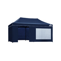 Instahut 3x6m Outdoor Gazebo with Walls - Navy